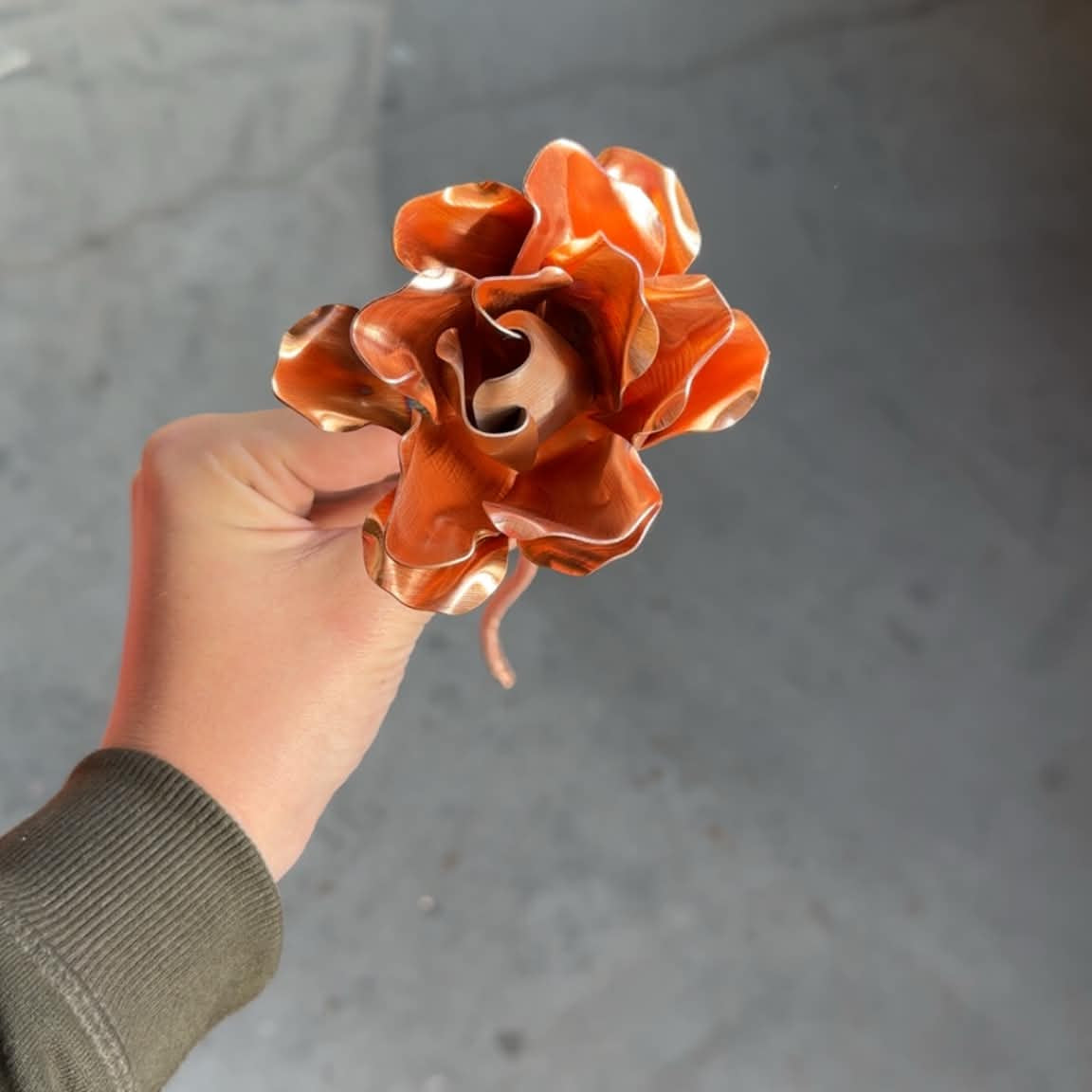 Kobberblomst #17