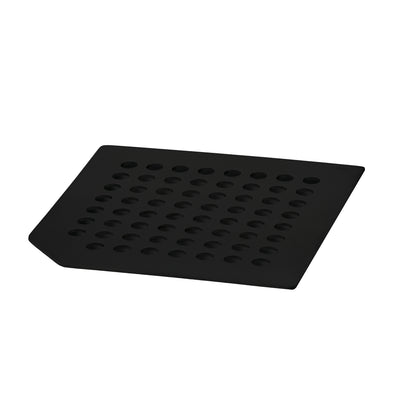 Håndlavet sort Dryprist i rustfrit stål til køkkenvasken, der sikrer hygiejnisk tørring af svampen med sit funktionelle design.