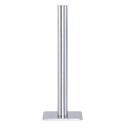 Håndlavet PapirPælle køkkenrulleholder i solidt, børstet rustfrit stål med et stabilt og minimalistisk design.